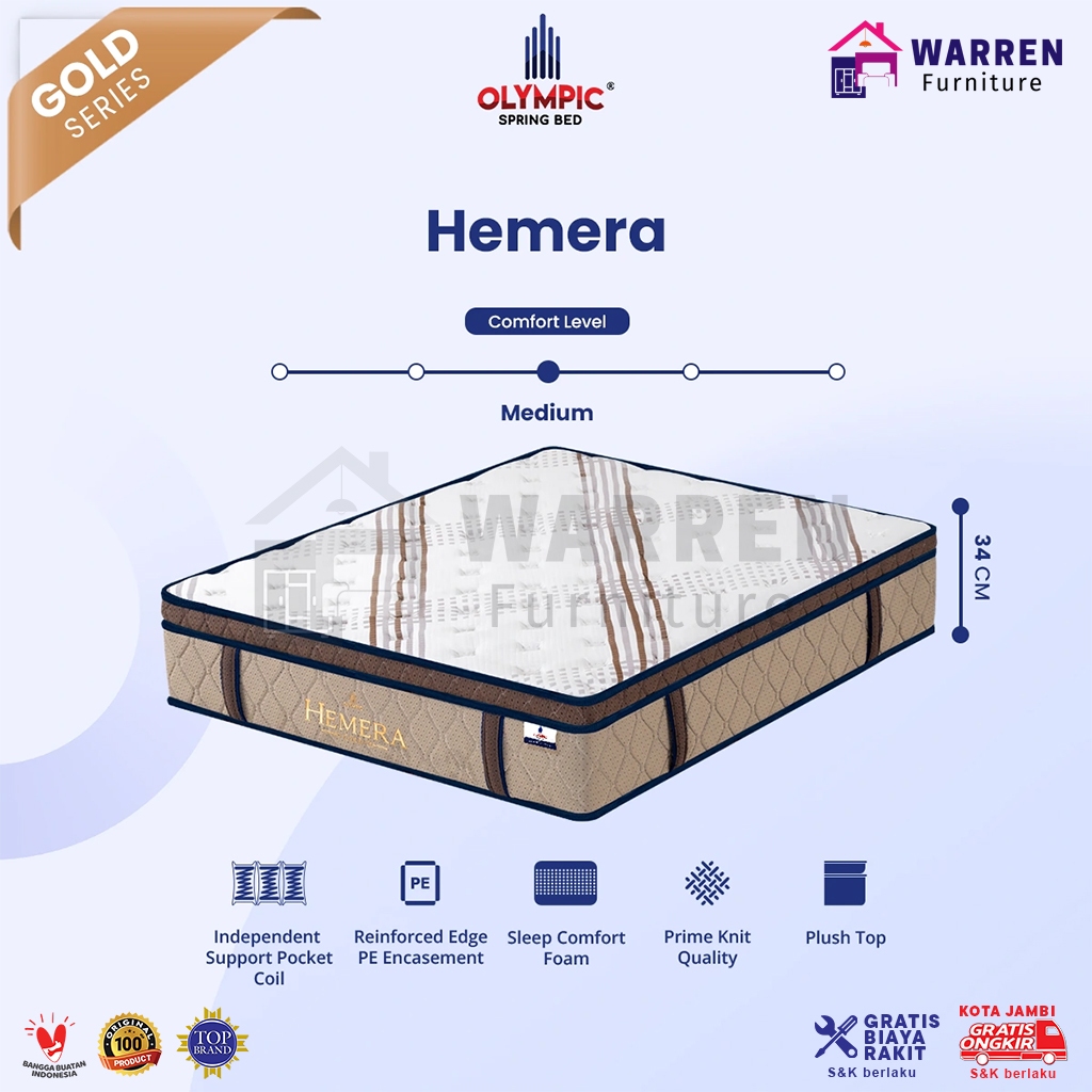 Springbed Olympic tipe Hemera
