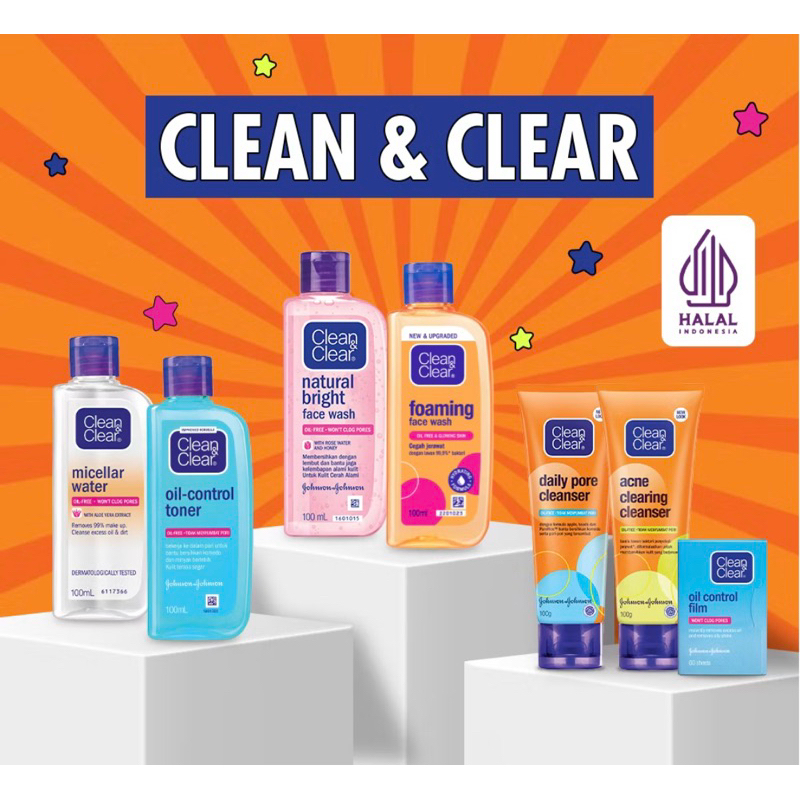 CLEAN&CLEAR FACIAL WASH 50ml
