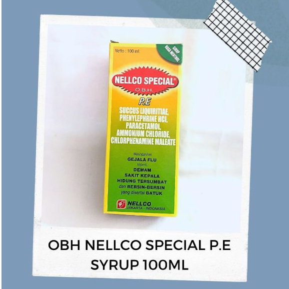 OBH NELLCO SPECIAL P.E SYRUP 100ML