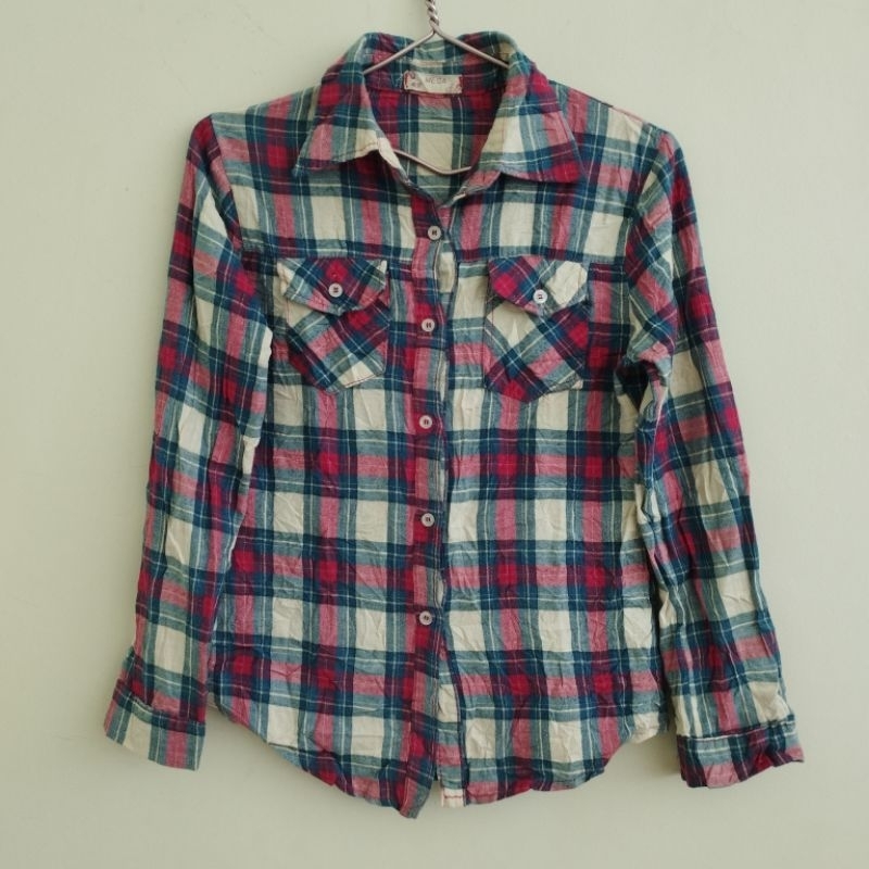 Kemeja Flanel Pria Mega B092