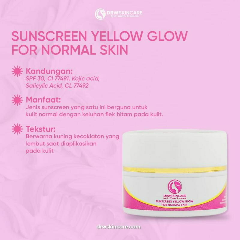Sunscreen Yellow Glowing DRWskincare