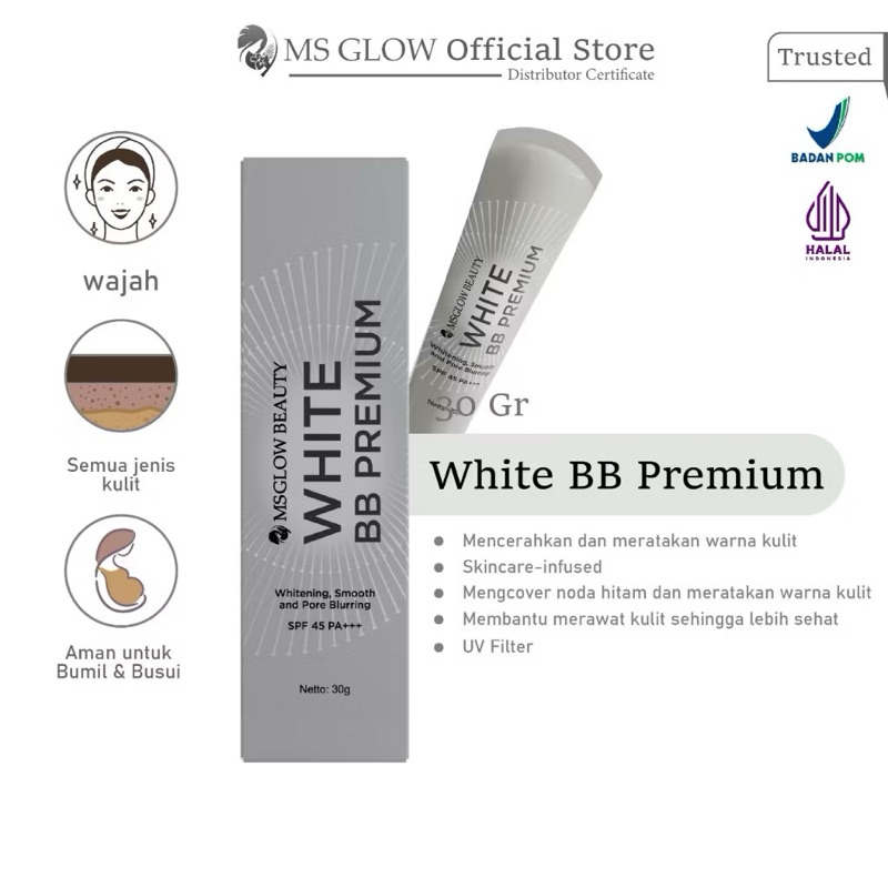 WHITE BB PREMIUM MSGLOW