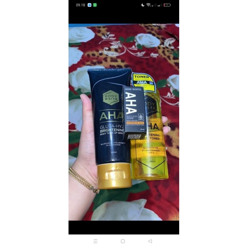 PAKET GLOWING BADAN AHA