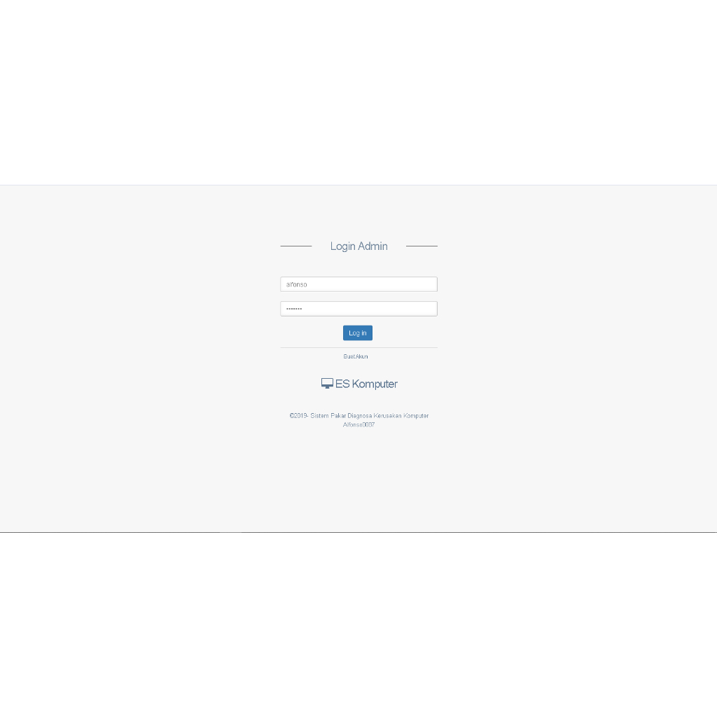 Aplikasi SPK Kerusakan Komputer Berbasis Web (Codeigniter)
