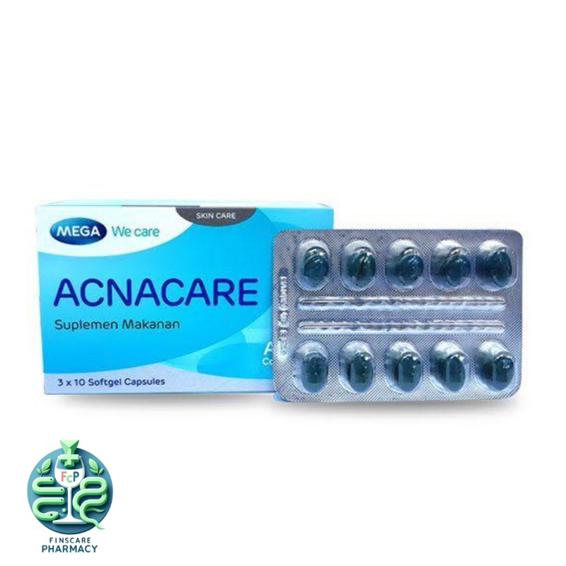 ACNACARE SOFT 30's KAPSUL MEGA | OBAT JERAWAT
