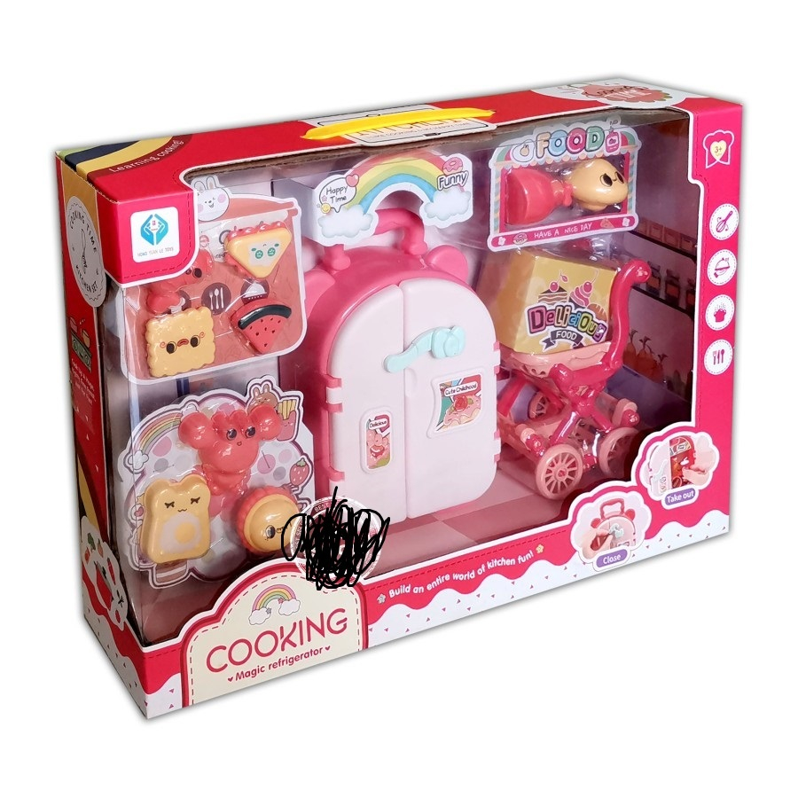 Cooking Magic Refrigerator Set Toys