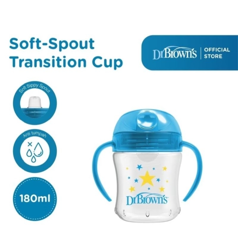 Dr Browns Transition Cup Soft Spout 180ml