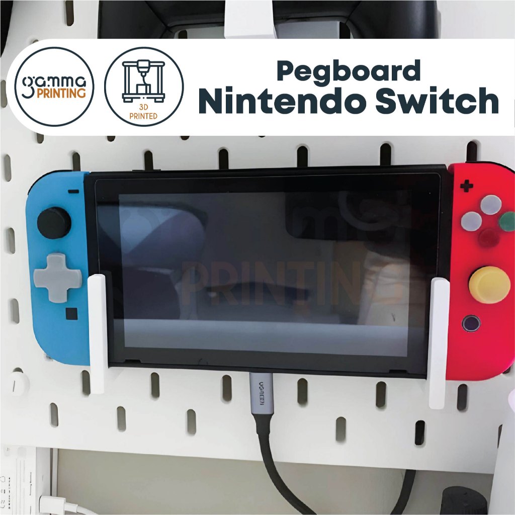 Pegboard Nintendo Switch Holder Bracket Stand Gamma