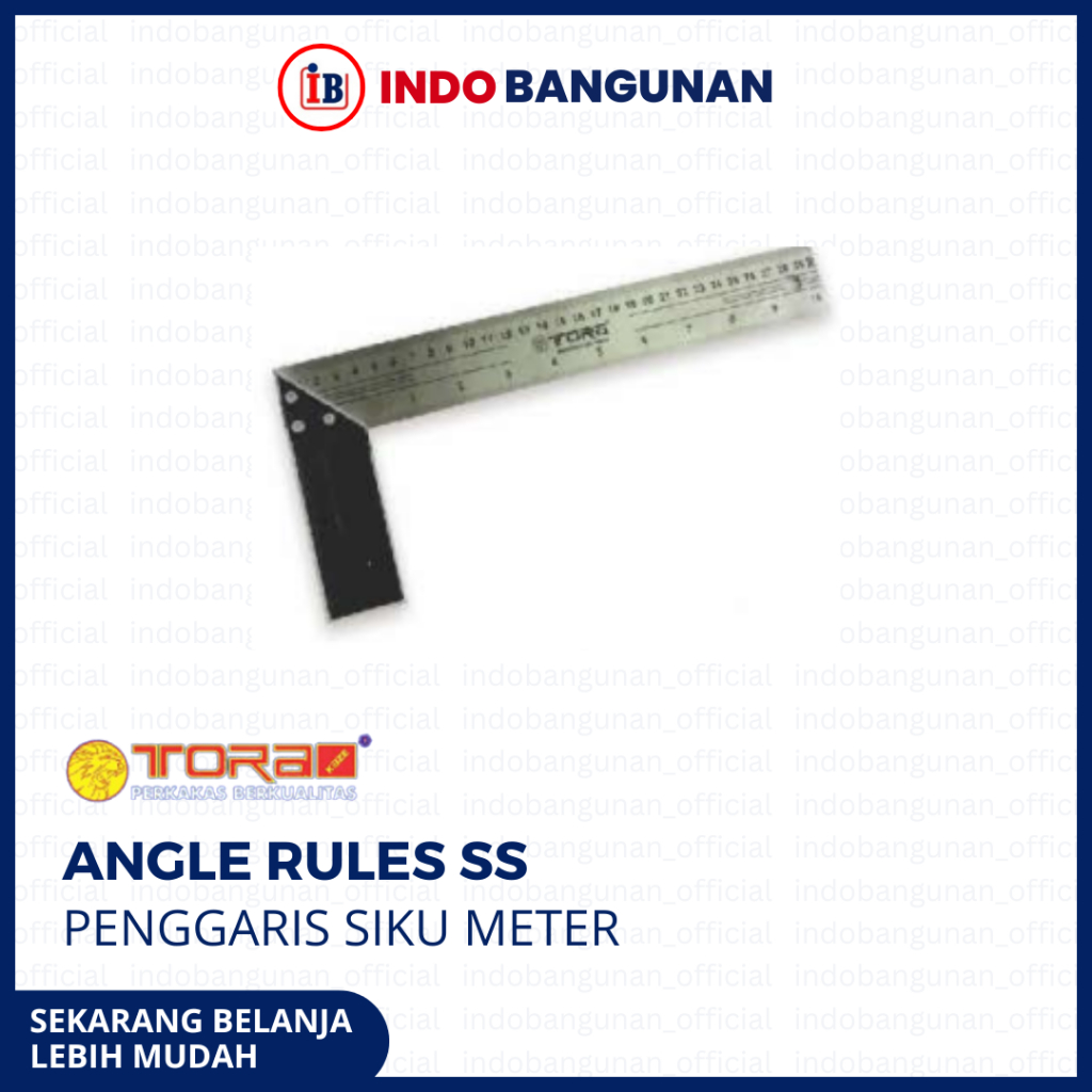 ANGLE RULES SS/PENGGARIS SIKU METER