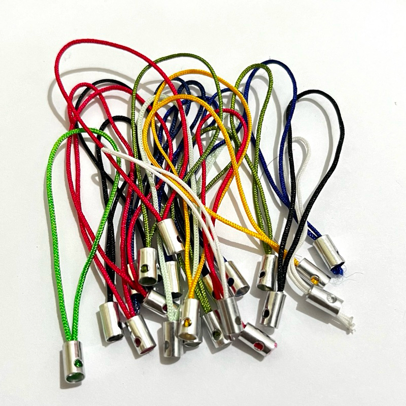 (25pcs) tali hp warna warni
