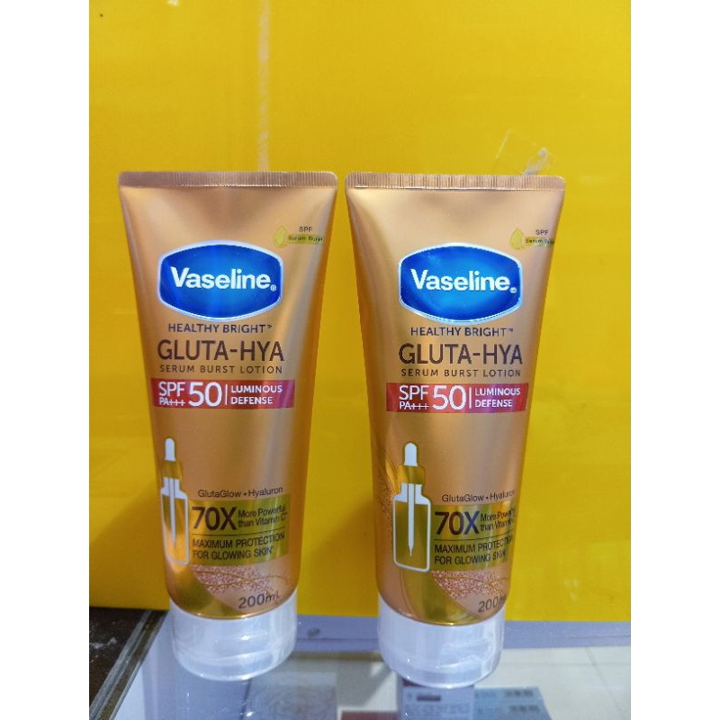 vaseline gluta hya spf 50 Luminous defense