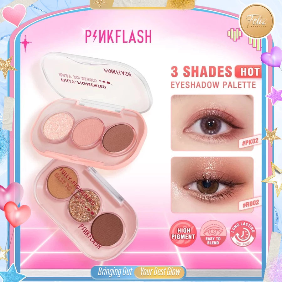 PINKFLASH 3 PAN EYESHADOW PF-E23