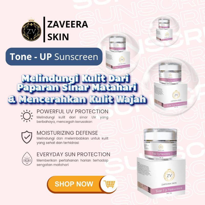 suncreen tone up zaveera