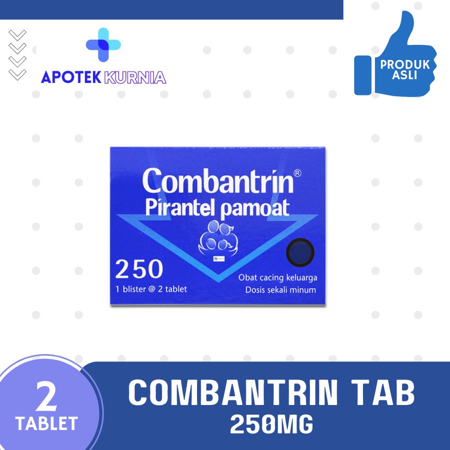 COMBANTRIN TAB 250MG - 1 STRIP 2 TABLET
