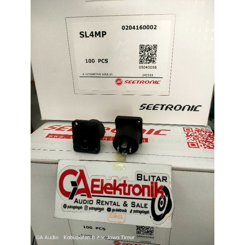 socket speakon seetronic SL4MP