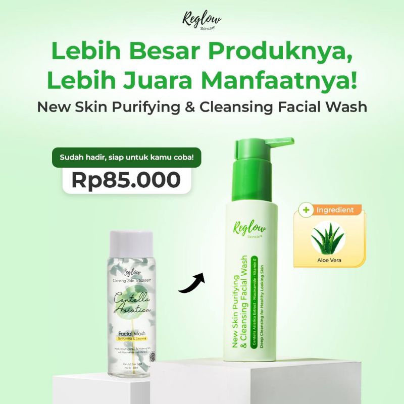 Reglow Facial Wash Skin Purifying & Cleansing
