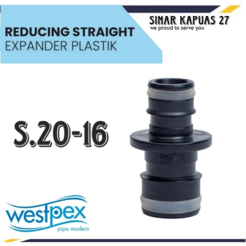 Westpex Fitting Expander Plastik Reducing Straight