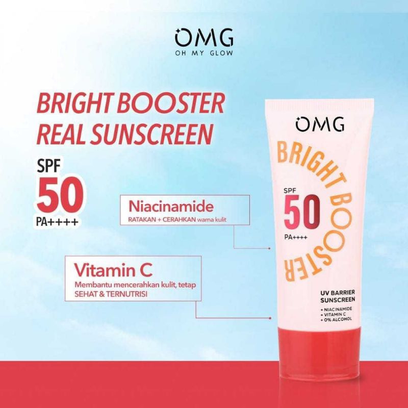 OMG Bright Booster Sunscreen SPF 50