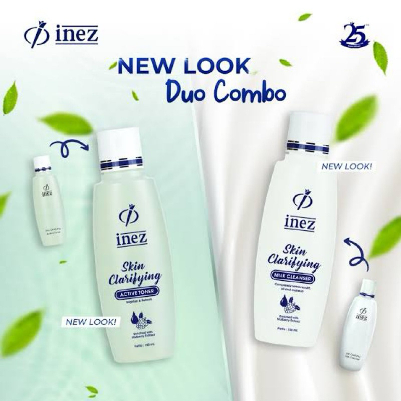 Inez Paket Combo Milk Cleansear + Toner