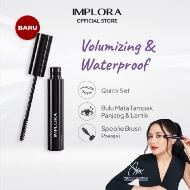 Implora Masacara Volume & Eyeliner Liquid / waterproof