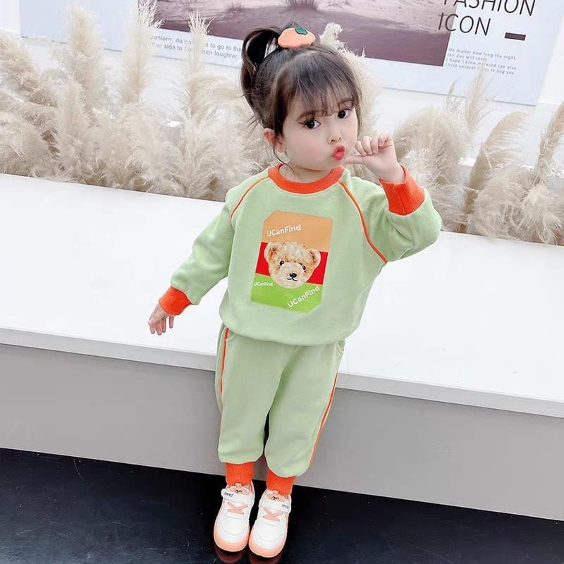 SETELAN SWEATER SIZE 110,120,130,150,160