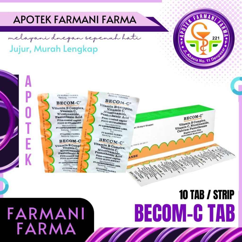 BECOM C 10 TABLET STRIP VITAMIN