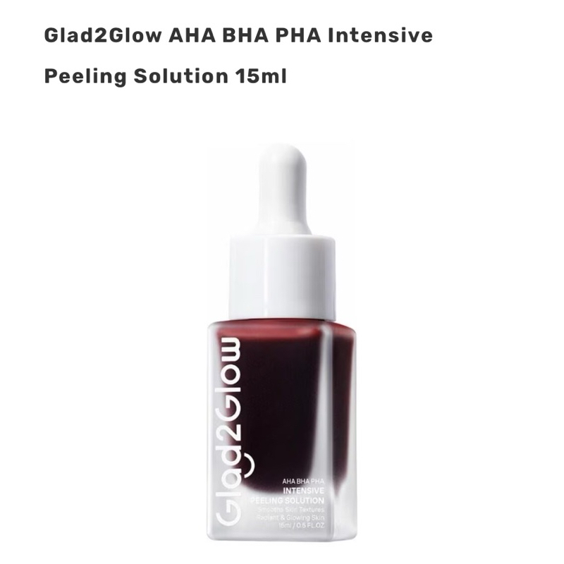 Glad2Glow AHA BHA PHA Intensive Peeling Solution 15ml