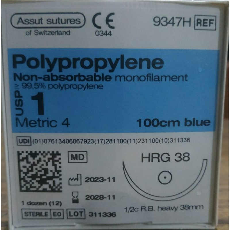 Polypropylene 1 Taper HRG 38