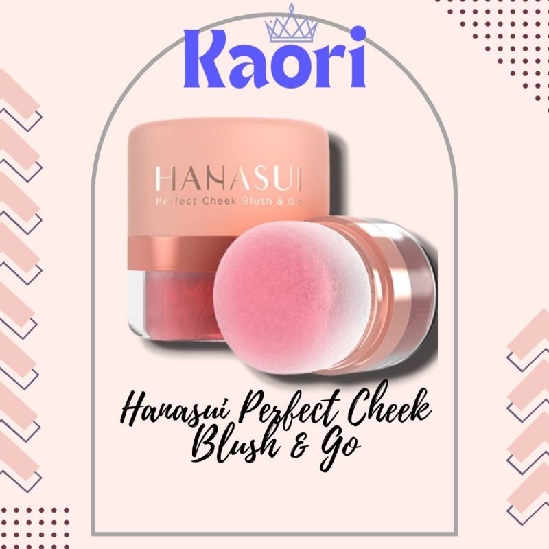 Hanasui perfect cheek blush & go