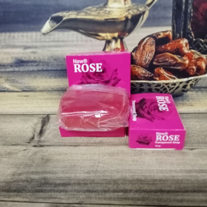 sabun rose transparan soap