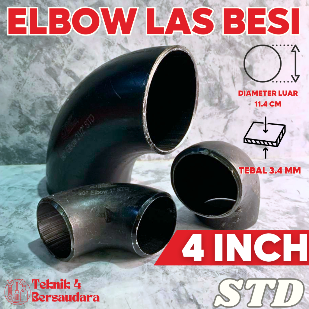 Elbow Las Besi STD 4 Inch