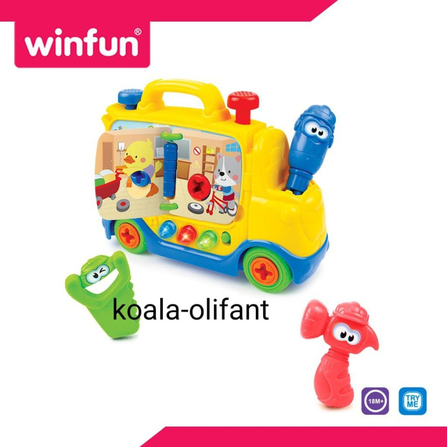 Mainan Winfun - Junior Builder Tool Truck