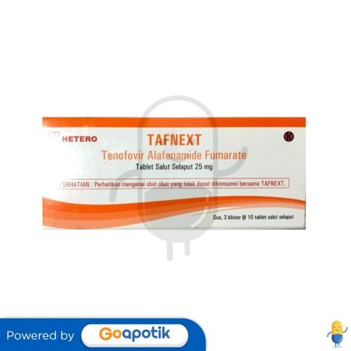 TAFNEXT 25 MG BOX 30 TABLET