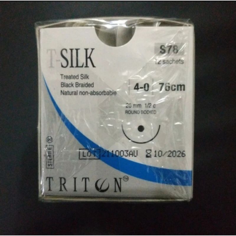 T silk 4/0 Taper S78 Roundbodied