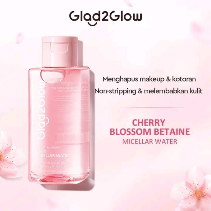 GLAD2GLOW CHERRY BLOSSOM MICELLAR