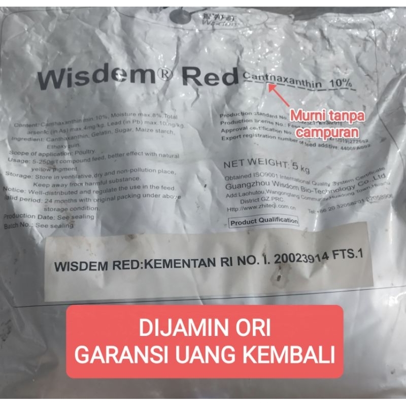 Chanthaxantine Wisdem Red Repack 1kg