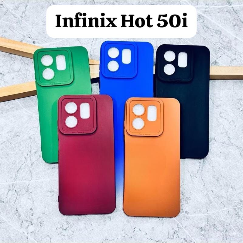 Casing Case Procamera Infinix Hot 50i Silikon Macaron Softcase