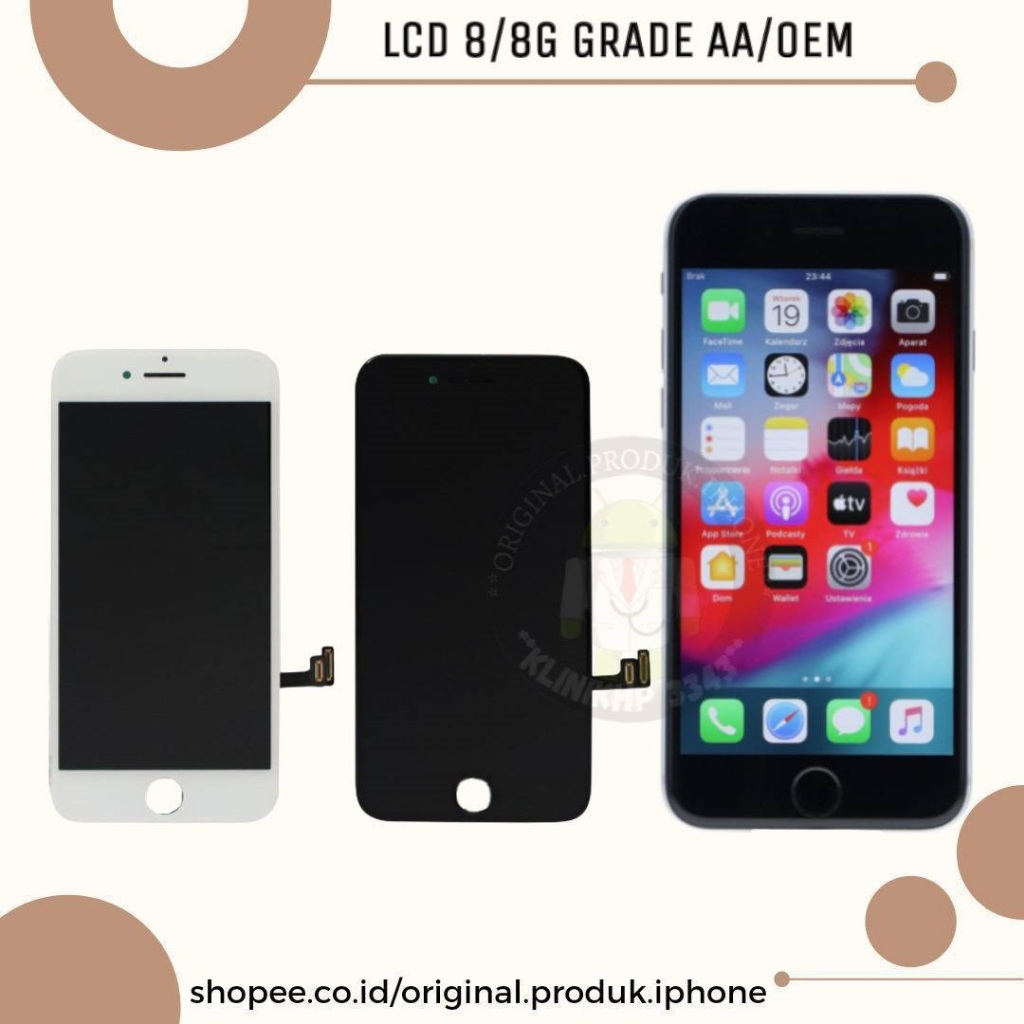 LCD TOUCHSCREEN 8/8G GRADE AA/OEM