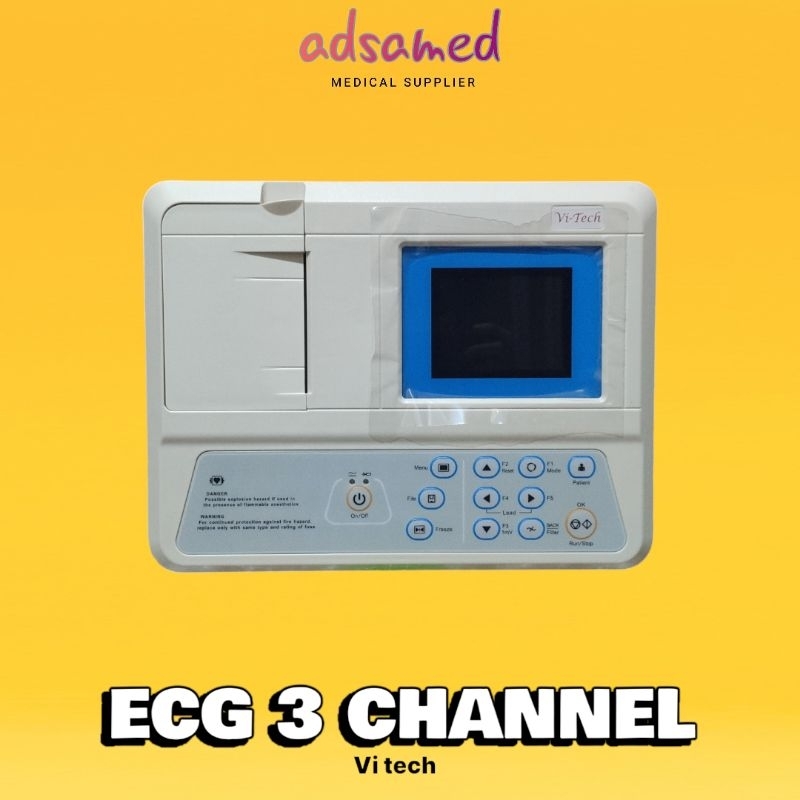 EKG 3 CHANNEL VI tech 3303b interpretasi