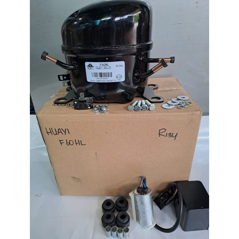 compressor kulkas huayi 1/6ph R134A