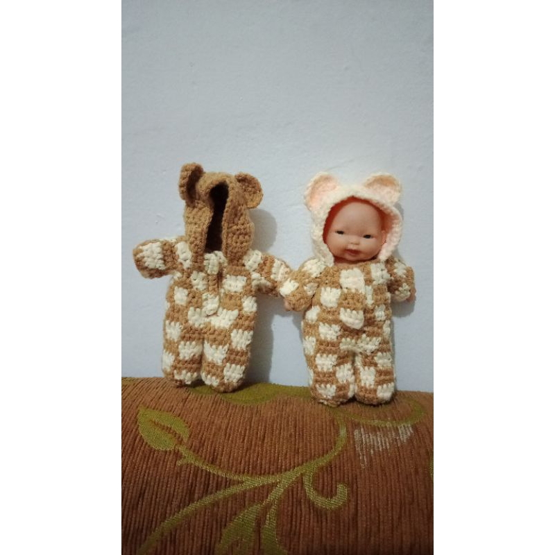 baju boneka rajut pesanan
