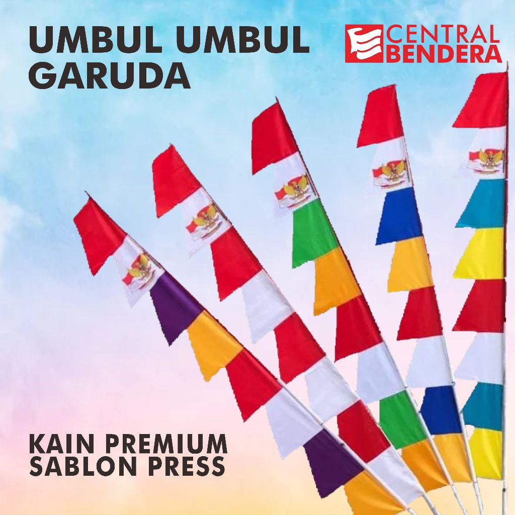 (10PCS) BENDERA UMBUL UMBUL GARUDA