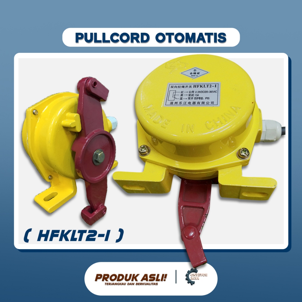 PULL CORD SWITCH/ROPE SWITCH CONVEYOR LQQZ-01, OTOMATIS