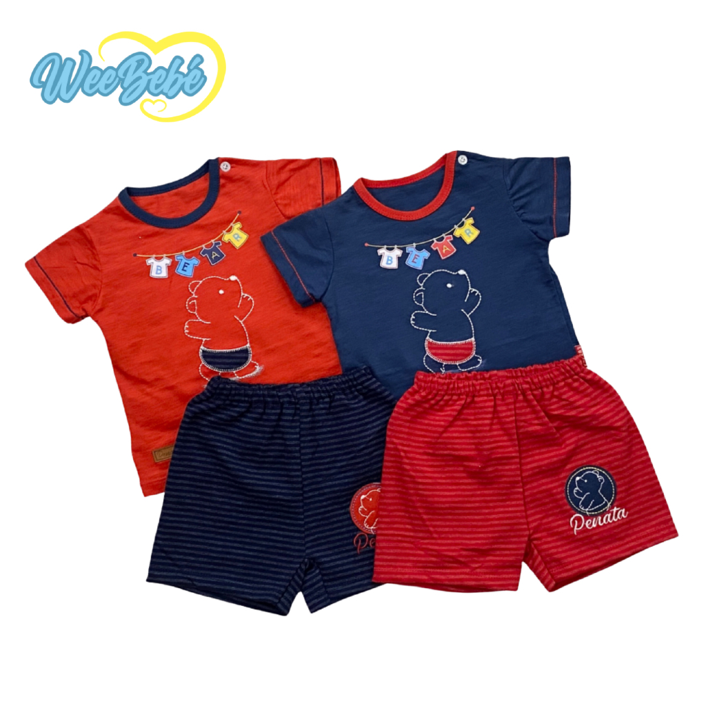 Setelan Pendek-Pendek Anak Bear PENATA