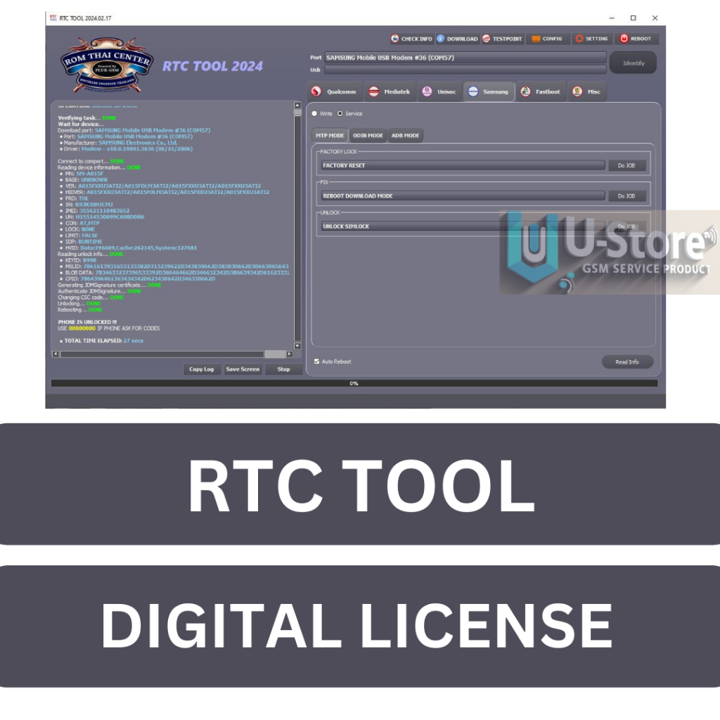 RTC Tool software (READY STOK)