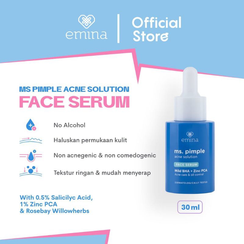 Emina Ms. Pimple Acne Solution Face Serum 30ml