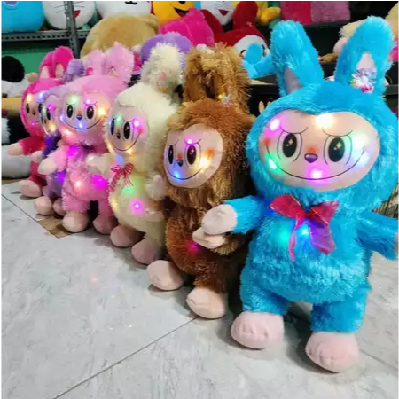 Boneka Labubu LED Printing