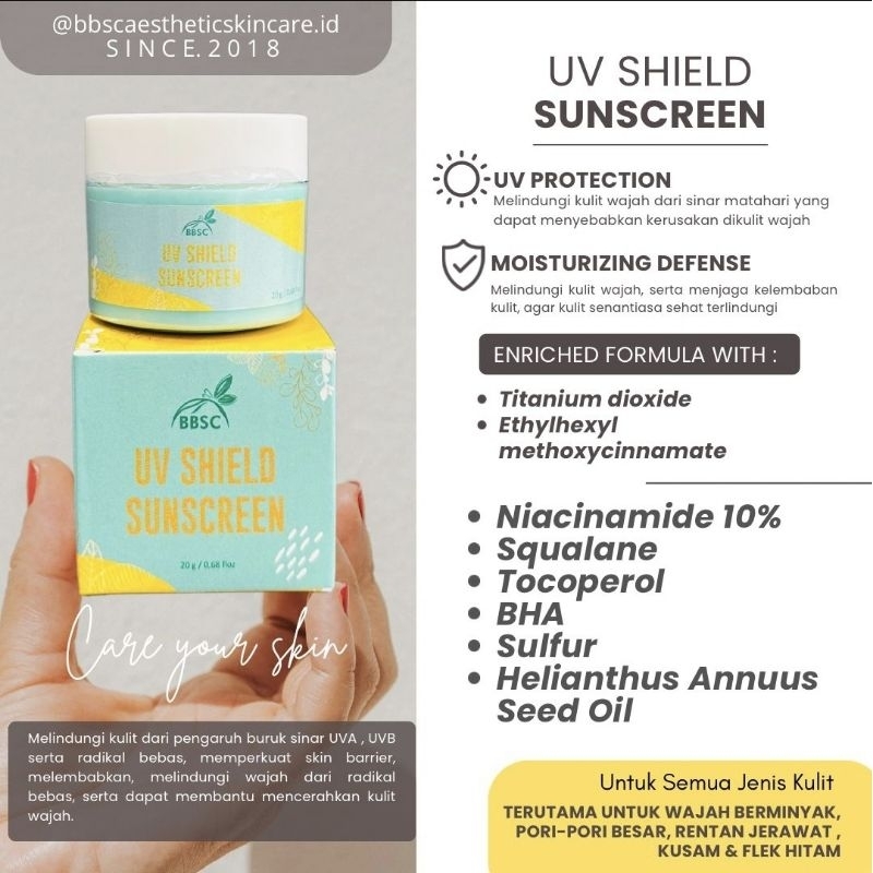 Sunscreen UV Shield B'Bsc