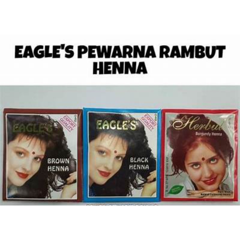Eagle Henna Pewarna Rambut Eagle's (Perpcs)