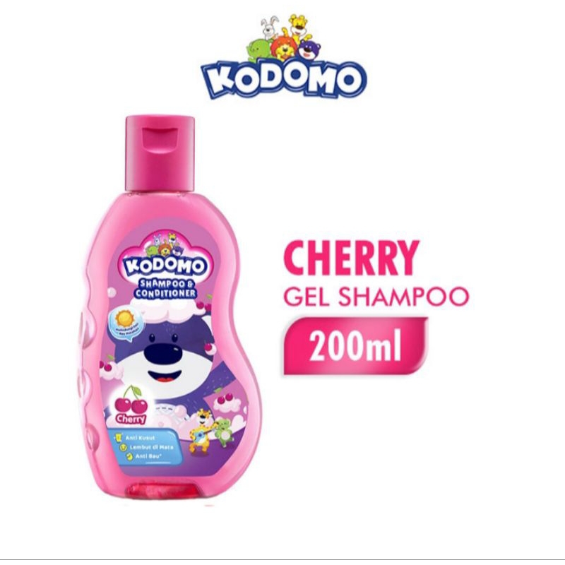 Kodomo shampoo & conditioner cherry botol 200 ml